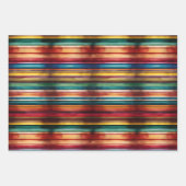 Mexicaanse deken Waterverf serape Inpakpapier Vel (Voorkant 2)