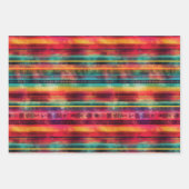 Mexicaanse deken Waterverf serape Inpakpapier Vel (Voorkant 3)