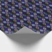 Mexicaanse Dia de los Muertos aanpasbaar Cadeaupapier (Hoek)