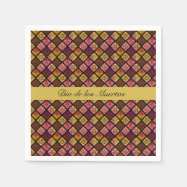 Mexicaanse Dia de los Muertos aanpasbaar Servet
