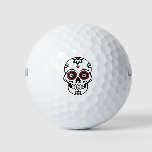 Mexicaanse dia de los Muertos Dag van de dood Golfballen (Voorkant)