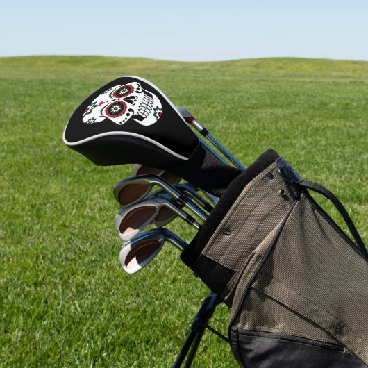 Mexicaanse dia de los Muertos Dag van het dode kos Golfheadcover (Insitu)