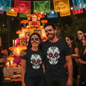 Mexicaanse dia de los Muertos Dag van het dode kos T-shirt