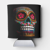 Mexicaanse dia van de dode skeleton Art Death Art Blikjeskoeler (Achterkant)