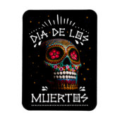 Mexicaanse dia van de dode skeleton Art Death Art Magneet (Verticaal)
