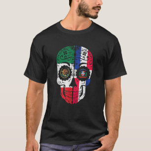 Mexicaanse Dominicaanse Vlag Mexico Dominicaanse R T-shirt