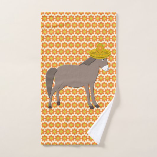 Mexicaanse Donkey Day of the Dead Bad Handdoek (Handdoek)