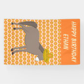 Mexicaanse Donkey Day of the Dead Custom Spandoek (Horizontaal)