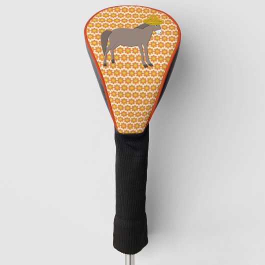 Mexicaanse Donkey Day of the Dead Golfheadcover (Voorkant)