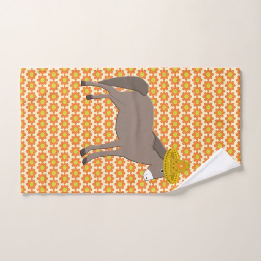 Mexicaanse Donkey Day of the Dead Handdoek (Handdoek)