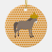 Mexicaanse Donkey Day of the Dead Keramisch Ornament (Voorkant)