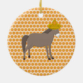 Mexicaanse Donkey Day of the Dead Keramisch Ornament (Achterkant)
