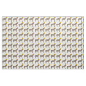 Mexicaanse Donkey Day of the Dead Patterned Stof (Yard (91,4 cm))