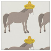 Mexicaanse Donkey Day of the Dead Patterned Stof (Close Up)