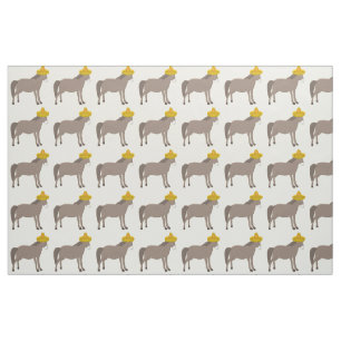 Mexicaanse Donkey Day of the Dead Patterned Stof