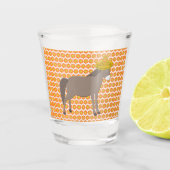 Mexicaanse Donkey Day of the Dead Shot Glas (Voorkant)