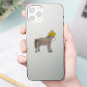 Mexicaanse Donkey Day of the Dead Sticker (Telefoon)