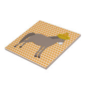 Mexicaanse Donkey Day of the Dead Tegeltje (Zijkant)