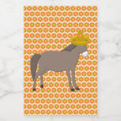 Mexicaanse Donkey Day of the Dead Wijn Etiket (Enkel label)