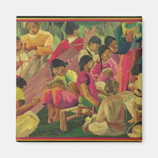 Mexicaanse dorpscène magneet (Voorkant)