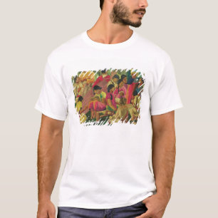 Mexicaanse dorpscène t-shirt
