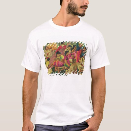Mexicaanse dorpscène t-shirt (Voorkant)