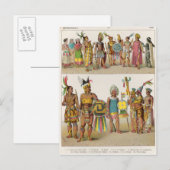 Mexicaanse dress briefkaart (Voorkant / Achterkant)