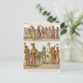 Mexicaanse dress briefkaart (Staand voorkant)