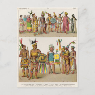 Mexicaanse dress briefkaart