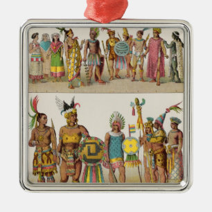 Mexicaanse dress metalen ornament