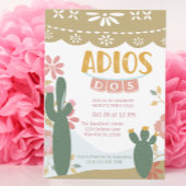 Mexicaanse Drie-esta Adios dos Verjaardag Kaart