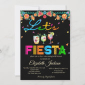 Mexicaanse Drinken Fiesta Vrijgezellenfeest Kaart (Voorkant)