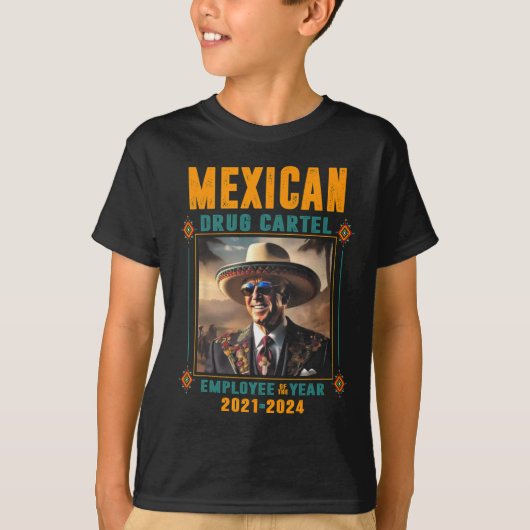 Mexicaanse drugskartel werknemer van het jaar - Bi T-shirt (Voorkant)