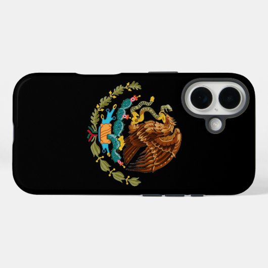 Mexicaanse Eagle Case-Mate iPhone Case (Achterkant (horizontaal))