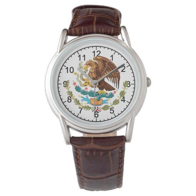 Mexicaanse Eagle Horloge (Voorkant)