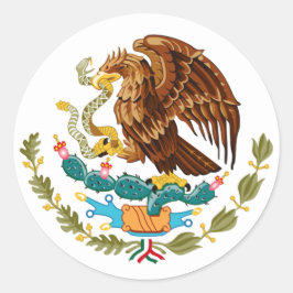 Mexicaanse Eagle Ronde Sticker