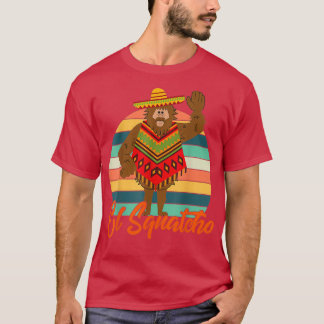 Mexicaanse El Squatcho Bigfoot Sasquatch T-shirt
