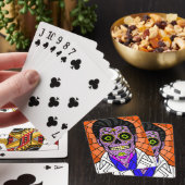 Mexicaanse Elvis Glas-in-lood Speelkaarten (Insitu)