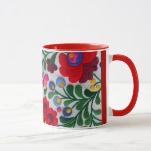 Mexicaanse Embroidery Afbeelding Coffee Mok Tea Cu
