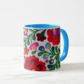 Mexicaanse Embroidery Coffee Mok Tea Cup (Voorkant rechts)