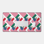 Mexicaanse en Amerikaanse vlaggen Bureaumat (Keyboard & Muis)