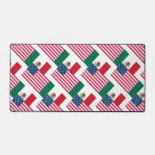 Mexicaanse en Amerikaanse vlaggen Bureaumat (Voorkant)