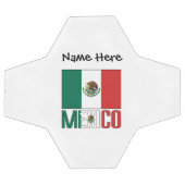 Mexicaanse en Mexicaanse vlag met Jouw naam Voetba Voetbal (Enkel)