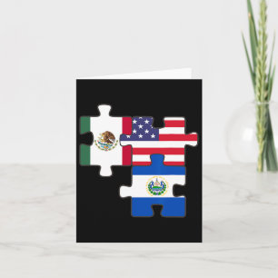 Mexicaanse en Salvadoraanse wortels plus de Amerik Kaart