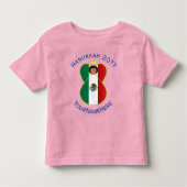 Mexicaanse engel Chanoeka vlag gepersonaliseerd me Kinder Shirts (Voorkant)