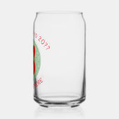 Mexicaanse engel Cinco de Mayo gepersonaliseerd Blikvorm Glas (Links)