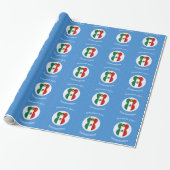Mexicaanse Engel Hanukka Vlag Persoonlijk Cadeaupapier (Uitgerold)