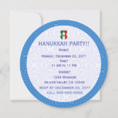 Mexicaanse engel Hanukkah-vlag gepersonaliseerd  Kaart (Achterkant)