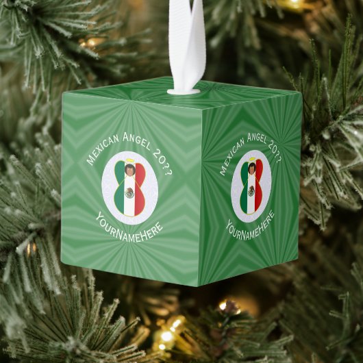 Mexicaanse engel kerst vlag gepersonaliseerd decoratie (Boom)