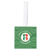 Mexicaanse engel kerst vlag gepersonaliseerd decoratie (Voorkant)